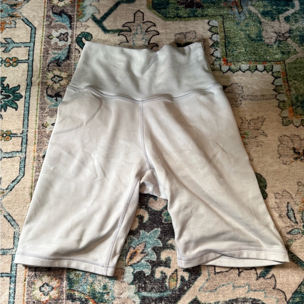 P'tula Light Gray Bike Shorts